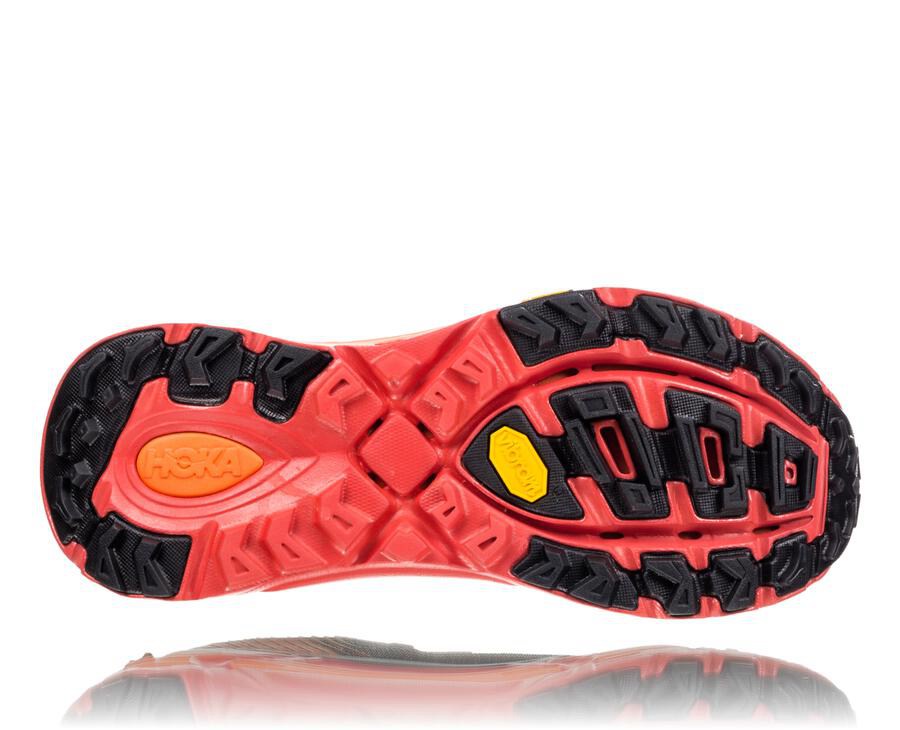 Hoka One One Trail Schoenen Dames - Evo Mafate 2 - Zwart/Rood - WG2059138